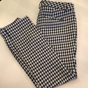 Express Houndstooth Columnist Slim Pant